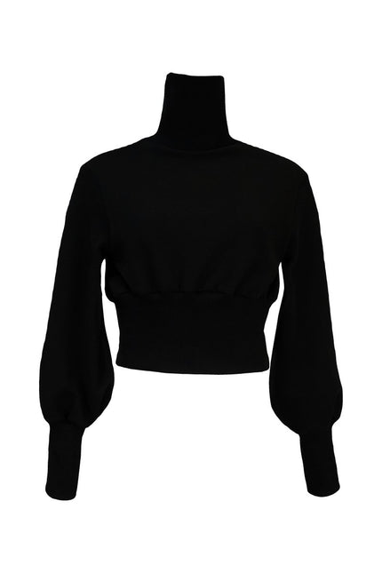 Alex Crop Top - Black - HaremLondon.com