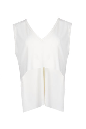 Asymmetrical Raw Edge Top - Harem London