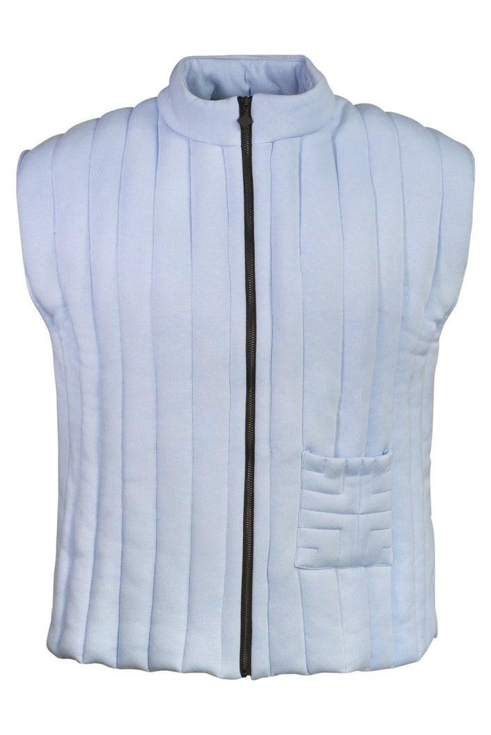 Padded Vest - Baby Blue - Harem London