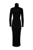 Ribbed Dress - Black - HaremLondon.com