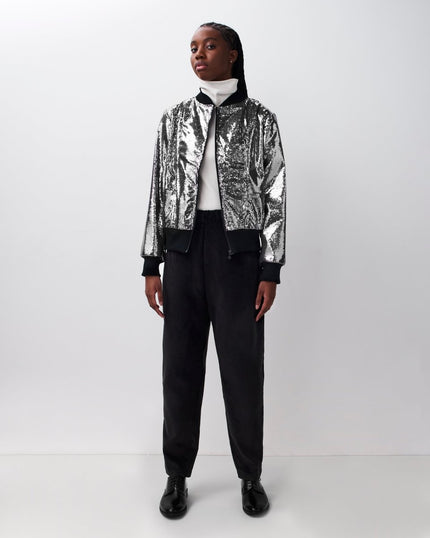 Sequin Bomber Jacket - Harem London