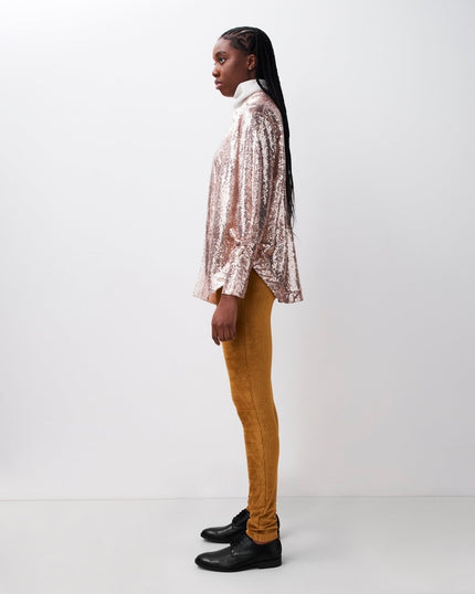 Sequin Yolk Shirt - Harem London