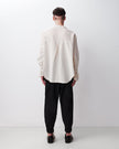 Silk Yolk Shirt White - Harem London